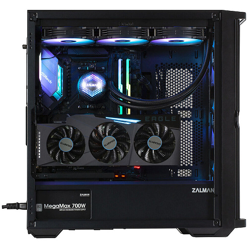 Корпус ATX Miditower Zalman Z10 Plus Black УЦЕНКА