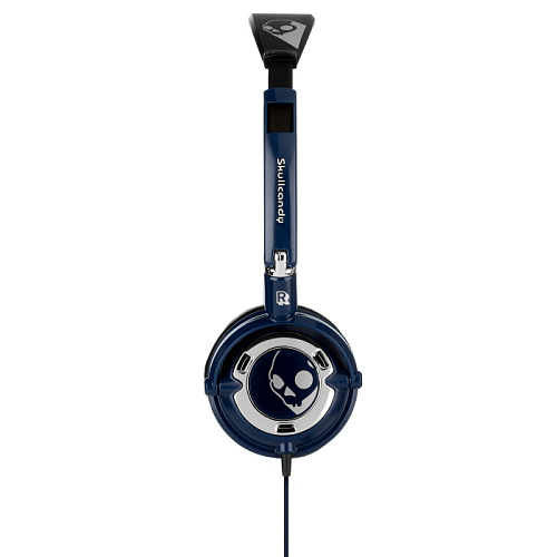 Наушники Skullcandy Lowrider Navy/Chrome с микрофоном