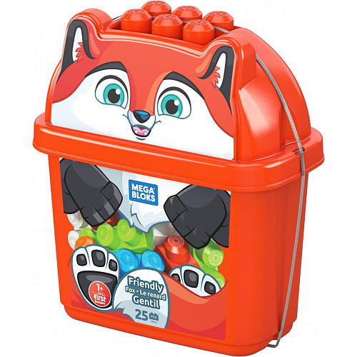Mattel Mega Bloks Тематический конструктор "Животные" GCT46 Лиса