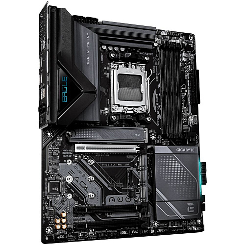 Материнская плата Gigabyte X870E Eagle WiFi7 Socket-AM5 AMD X870E 4xDDR5, 4xSATA3, RAID, 4xM.2, 3xPCI-E16x, 6xUSB3.2, 2xUSB3.2 Type C, HDMI, WiFi, 5Glan, ATX Ret