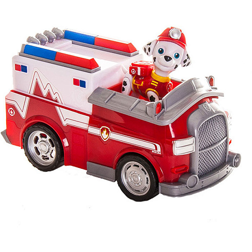 Spin Master Nickelodeon Paw Patrol Машинка спасателя и щенок Маршалл (служба спасения) 16601