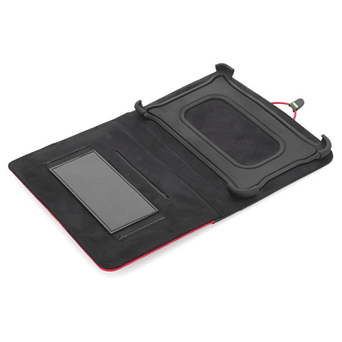 Обложка для PocketBook 622/PocketBook Touch 2 623 VivaCase S-style черный/серый, кожа (VPB-Si622Gr)