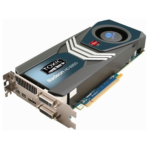 Видеокарта Sapphire 1024Mb HD6850 Toxic 11180-03-40R 2xDVI, HDMI, 2xMini-DP PCIE Ret