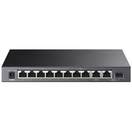 Коммутатор TP-LINK TL-SG1210PP неуправляемый 9xGbLAN 6PoE+ 2PoE++  1xSFP