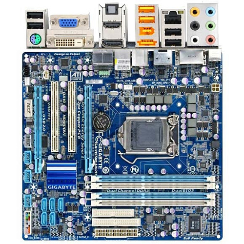 Материнская плата Gigabyte GA-H55M-UD2H Soc-1156, H55, 4xDDR3, 2xPCI-E, GLan Raid mATX УЦЕНКА