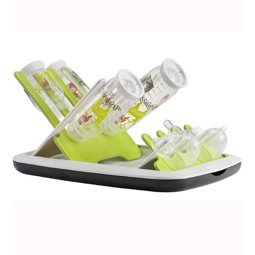 Сушилка для бутылочек складная Beaba Folding F.Bottles Drain Neon
