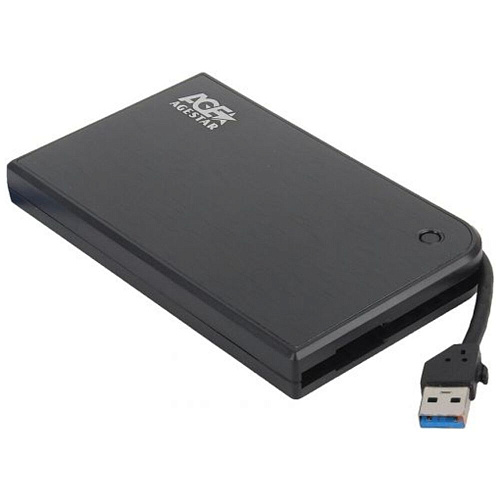 Корпус 2.5" AgeStar 3UB2A14 SATA, USB3.0 Black