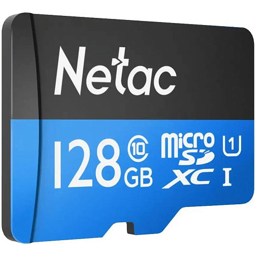 Карта памяти Micro SecureDigital 128Gb Netac SDXC class 10 (NT02P500STN-128G-S)