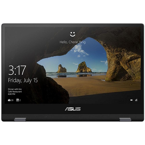 Ноутбук ASUS VivoBook Flip 14 TP412FA-EC518T Pentium N5405/4Gb/128Gb SSD/14" FullHD Touch/Win10 Grey