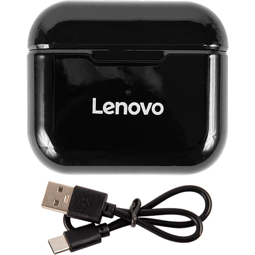 Bluetooth гарнитура Lenovo QT82 Black