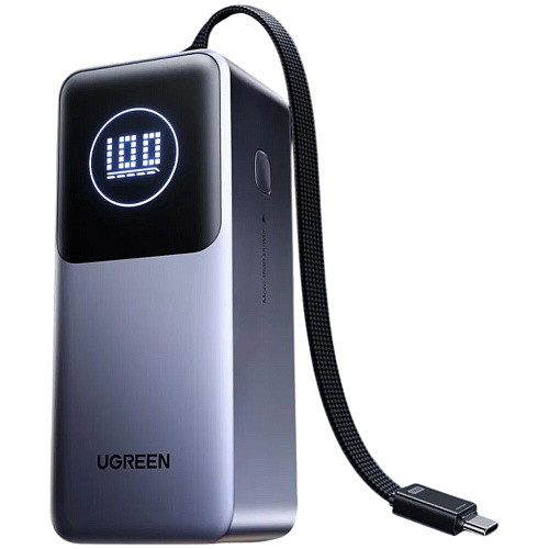 Внешний аккумулятор Ugreen PB723 (55365B) 20000mAh 130W Grey