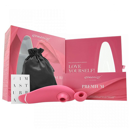Стимулятор клитора Womanizer Premium розовый
