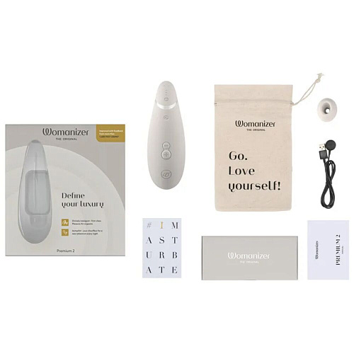 Стимулятор клитора Womanizer Womanizer Premium 2, Gray
