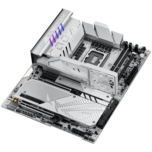 Материнская плата ASUS ROG Maximus Z890 Apex Z890 Soc-1851 2xDDR5, 4xSATA3, RAID, 6хM.2, 4xPCI-E16x, 8xUSB3.2, 3xUSB3.2 Type C, DP, HDMI, WiFi, 5Glan, ATX