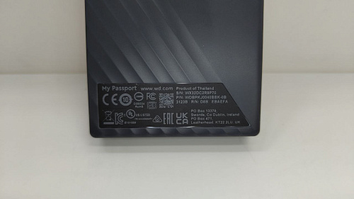 Внешний жесткий диск 2.5" 4Tb WD My Passport WDBPKJ0040BBK-WESN USB3.0 Черный УЦЕНКА