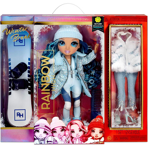 Игровой набор Rainbow High Winter Break Fashion Doll- Skyler Bradshaw (Blue) 574798