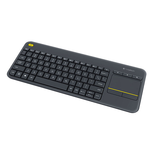 Клавиатура беспроводная Logitech K400 Plus Wireless Touch Keyboard Black