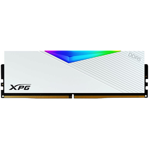 Модуль памяти DIMM 16Gb DDR5 PC48000 6000MHz ADATA Lancer Blade RGB White (AX5U6000C3016G-SLABRWH)