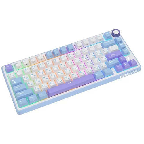 Клавиатура Royal Kludge R75 (RK Silver Switch) RGB (русская раскладка) Taro Milk
