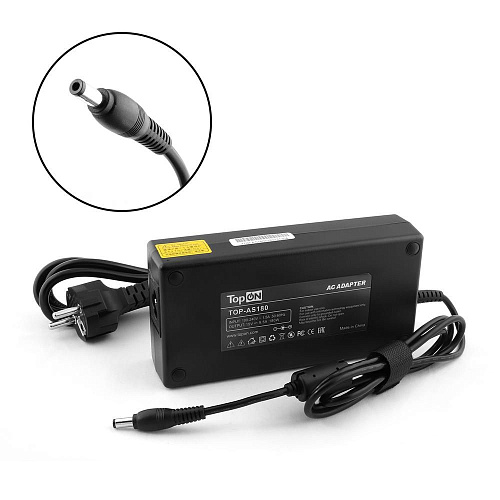Блок питания для ноутбука ASUS ROG G53, G55, G70, G75, MSI Apache Pro Series. 19V 9.5A (5.5x2.5 mm) 180W. PN: ADP-180HB, ADP-180MB, FA180PM111