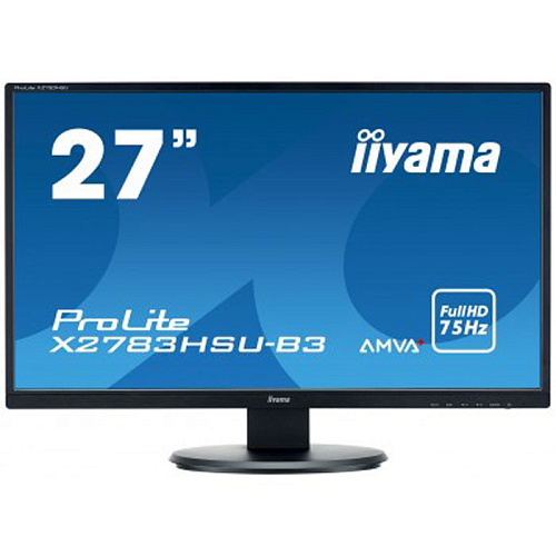 Монитор 27" Iiyama ProLite X2783HSU-B3 VA LED 1920x1080 4ms VGA HDMI DisplayPort УЦЕНКА