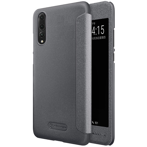 Чехол для Huawei P20 Pro Nillkin Sparkle Leather Case, черный