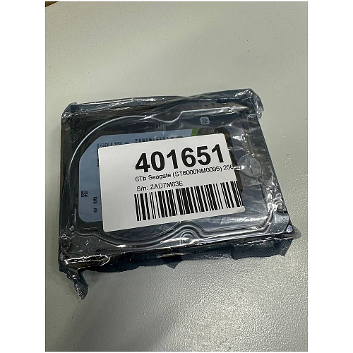 Внутренний жесткий диск 3,5" 6Tb Seagate (ST6000NM0095) 256Mb 7200rpm SAS Exos 7E8 УЦЕНКА