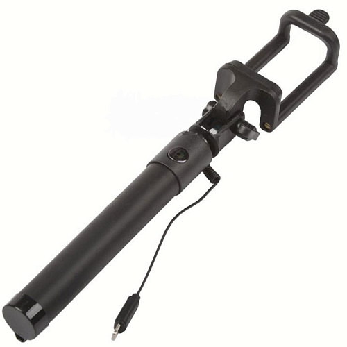 Монопод для селфи Liberty "SELFIE STICK", для iPhone, соединение через разъем Lightning, черный 