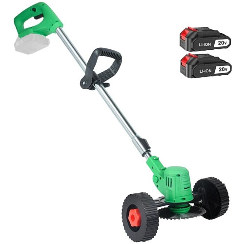 Аккумуляторный триммер Zitrek GreenCut 20 Pro (20В, Li-ion аккумулятор 2шт, колеса) 082-2005