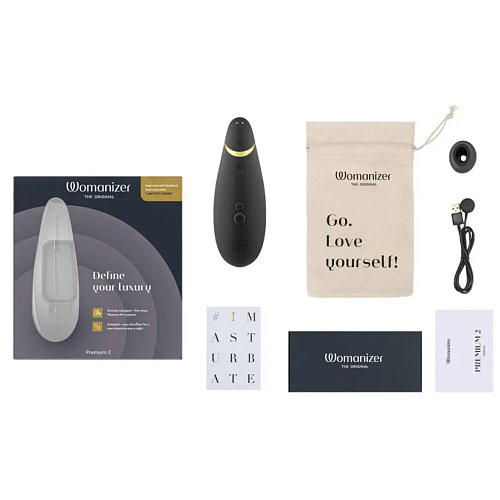 Стимулятор клитора Womanizer Womanizer Premium 2, Black