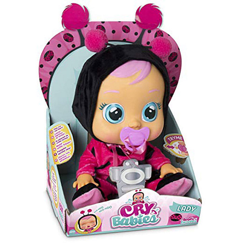 Кукла IMC Toys Crybabies Плачущий младенец Леди Баг 96295