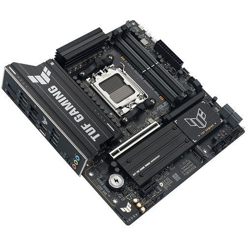 Материнская плата ASUS TUF Gaming B850M-Plus II B850 Socket AM5 4xDDR5, 4xSATA3, RAID, 3xM.2, 2xPCI-E16x, 7xUSB3.2, 1xUSB3.2 Type C, DP, HDMI, 2.5Glan, mATX