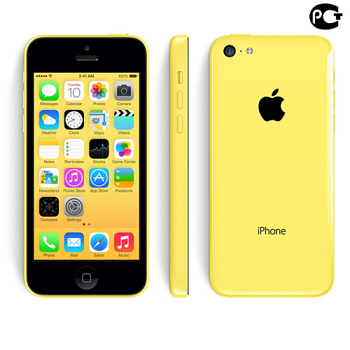 Смартфон Apple iPhone 5c 16GB Yellow (ME500RU) LTE