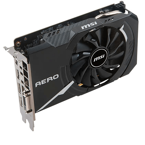 Видеокарта MSI GeForce GTX 1060 6144Mb, Aero ITX 6G OC DVI, HDMI, DP Ret