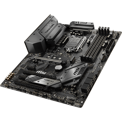 Материнская плата MSI MAG Z390 Tomahawk Z390 Socket-1151v2 4xDDR4, 6xSATA3, RAID, 2хM.2, 3xPCI-E16x, 3xUSB3.1, 1xUSB Type C, DP, HDMI, Glan, ATX