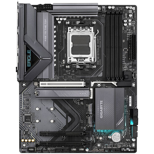 Материнская плата Gigabyte X870 Eagle WiFi7 Socket-AM5 AMD X870 4xDDR5, 4xSATA3, RAID, 3xM.2, 3xPCI-E16x, 4xUSB3.2, 2xUSB3.2 Type C, DP, HDMI, 2.5Glan, WiFi, AT… УЦЕНКА
