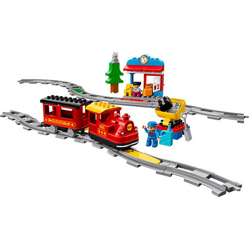 LEGO DUPLO Поезд на паровой тяге 10874