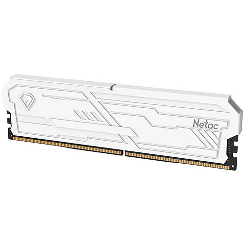 Модуль памяти DIMM 16Gb DDR4 PC25600 3200MHz Netac Shadow III White (NTSHD4P32SP-16W)