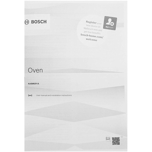 Духовой шкаф электрический Bosch HJG852YW0T