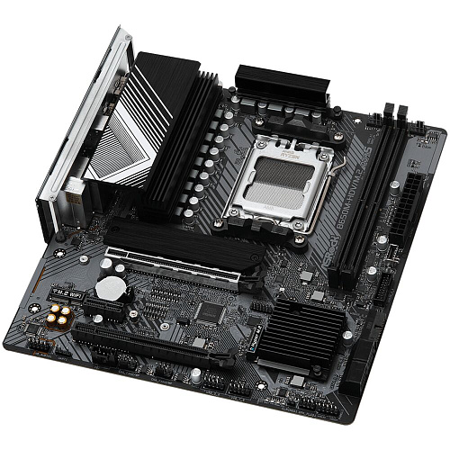 Материнская плата ASRock B650M-HDV/M.2 B650 Socket AM5 2xDDR5, 4xSATA3, RAID, 2xM.2, 2xPCI-E16x, 3xUSB3.2, 4xUSB2.0, 1xUSB3.2 Type C, DP, HDMI, Glan, mATX