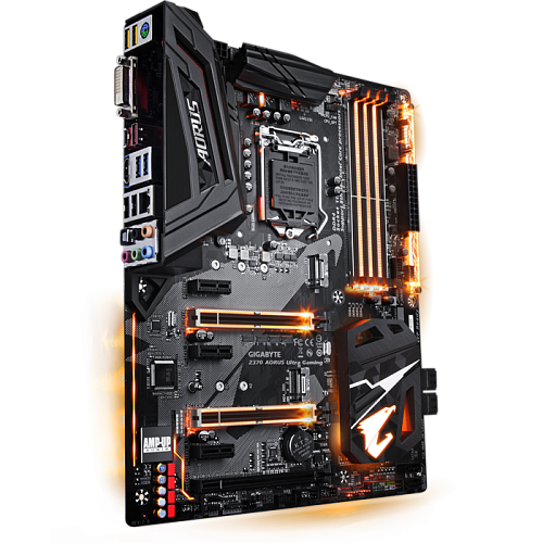 Материнская плата Gigabyte Z370 AORUS Ultra Gaming Z370 Socket-1151v2 4xDDR4, 6xSATA3, RAID, 2xM.2, 3xPCI-E16x, 5xUSB3.1, 1xUSB Type-C, DVI, HDMI, Glan, ATX 