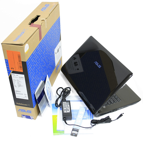 Ноутбук Asus K72F Core i3 380M/4Gb/500Gb/DVD/Wi-Fi/17.3"/bt/Win 7 HB 64