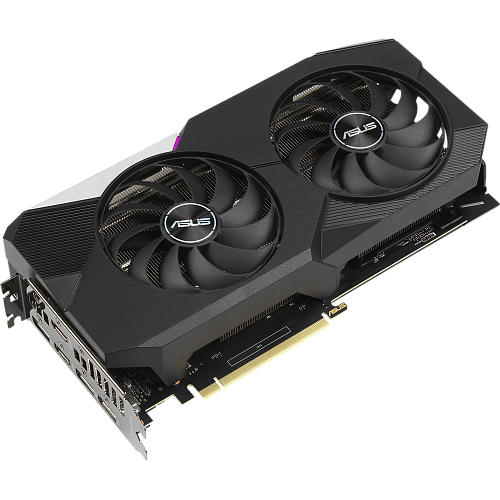 Видеокарта ASUS GeForce RTX 3070 8192Mb, Dual 8G-V2 LHR (Dual-RTX3070-8G-V2) 2xHDMI, 3xDP, Ret