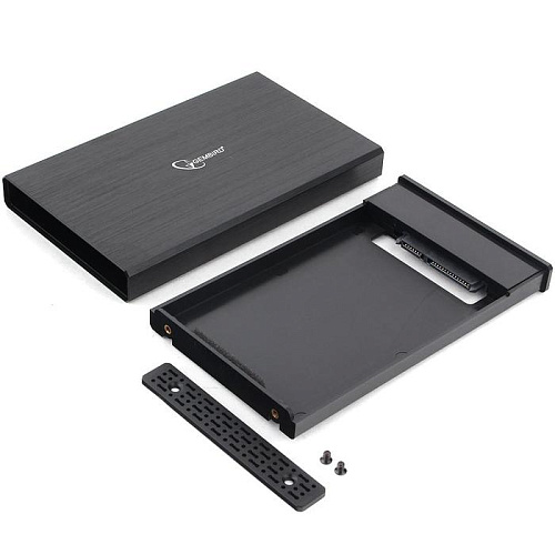 Корпус 2.5" Gembird EE2-U3S-55, SATA-USB3.0 Black алюминий