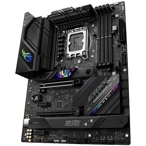 Материнская плата ASUS ROG Strix B760-F Gaming WiFi B760 Socket-1700 4xDDR5, 4xSATA3, RAID, 3xM.2, 2xPCI-E16x, 7xUSB3.2, 1xUSB3.2 Type C, DP, HDMI, WiFi, 2.5Glan, ATX