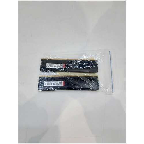 Модуль памяти DIMM 16Gb 2х8Gb DDR4 PC25600 3200MHz Kingston Fury Beast Black (KF432C16BBK2/16) УЦЕНКА