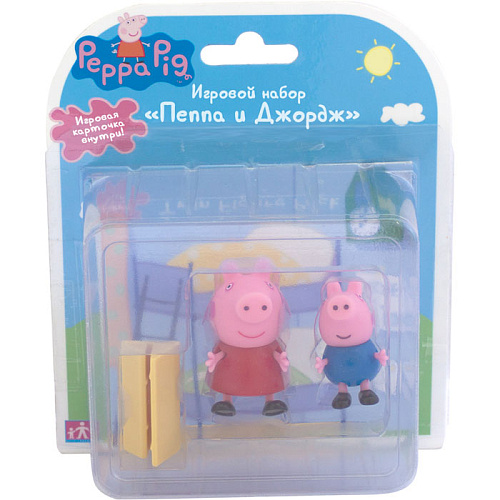 Игровой набор Peppa Pig (Свинка Пеппа) "Пеппа и Джордж" 33844