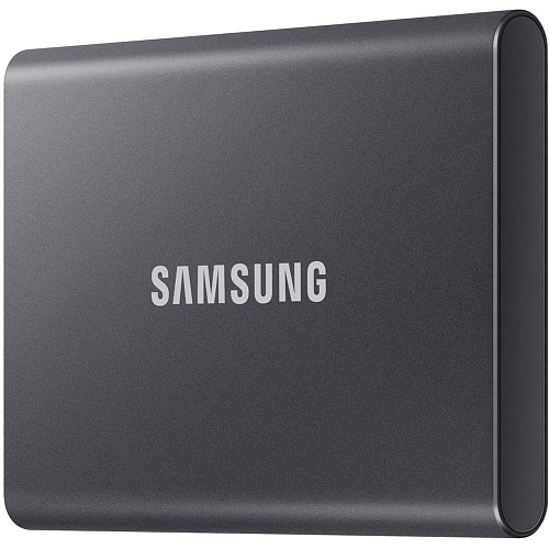 Внешний SSD-накопитель 500Gb Samsung T7 MU-PC500T/WW (SSD) USB 3.2 Type C Серый УЦЕНКА