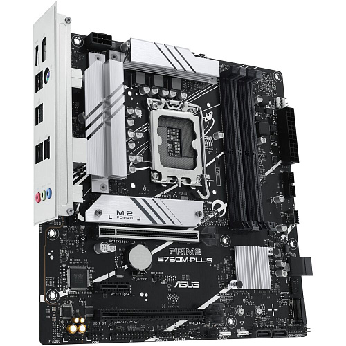 Материнская плата ASUS Prime B760M-Plus B760 Socket-1700 4xDDR5, 4xSATA3, RAID, 2xM.2, 2xPCI-E16x, 2xUSB3.2, DP, HDMI, 2.5Glan, mATX