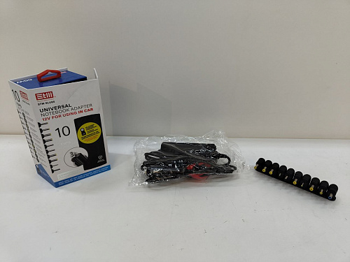 Адаптер питания STM автомобильный для ноутбуков SLU65, 65W, USB (2.1A) Slim design УЦЕНКА